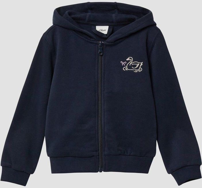 s.Oliver - Sweatshirt - Zwart - Met Capuchon - Regular Fit