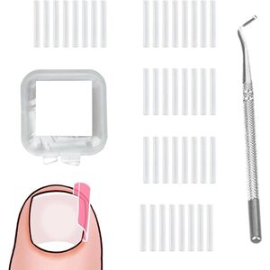 Set van 40 stuks Pijnvrije Ingegroeide Teennagel Correctie Strips met Teennagellift - Gladmakingsstrips voor Nagelcorrectie
