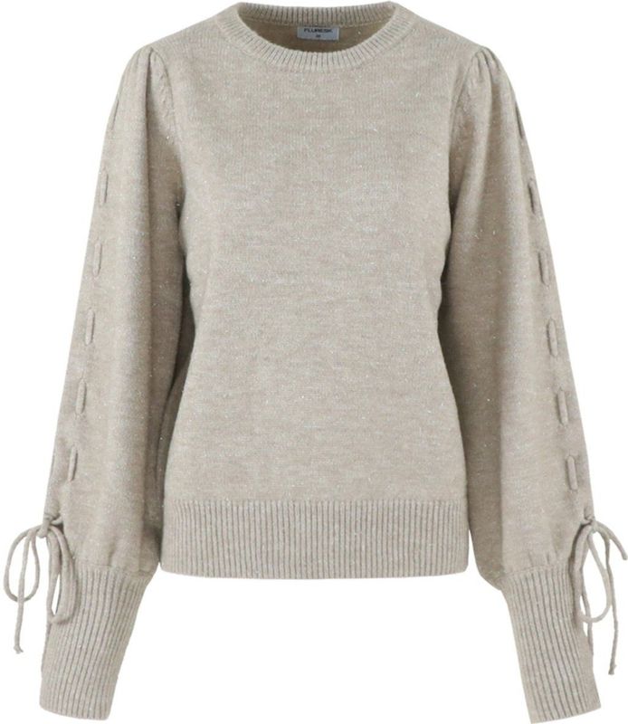 Fluresk - Scottie Knit - Trui - Warm Taupe - Dames