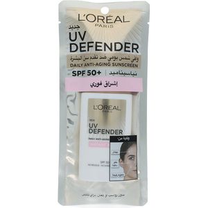 L'Oréal UV Defender Anti-Aging Sunscreen - 50 ml (SPF 50+)