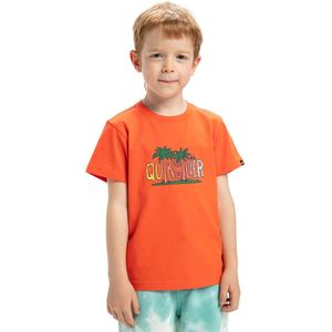 Quiksilver - Sunny Palms - Shirttop - Tigerlily - 100% Katoen
