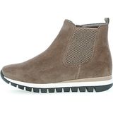 Gabor - Enkellaarsjes - Taupe - Chelsea Boots - Extra Wijdte