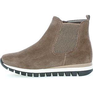 Gabor - Enkellaarsjes - Taupe - Chelsea Boots - Extra Wijdte