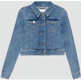 Design - Tussenjas - Effen - Denim - Normale Pasvorm