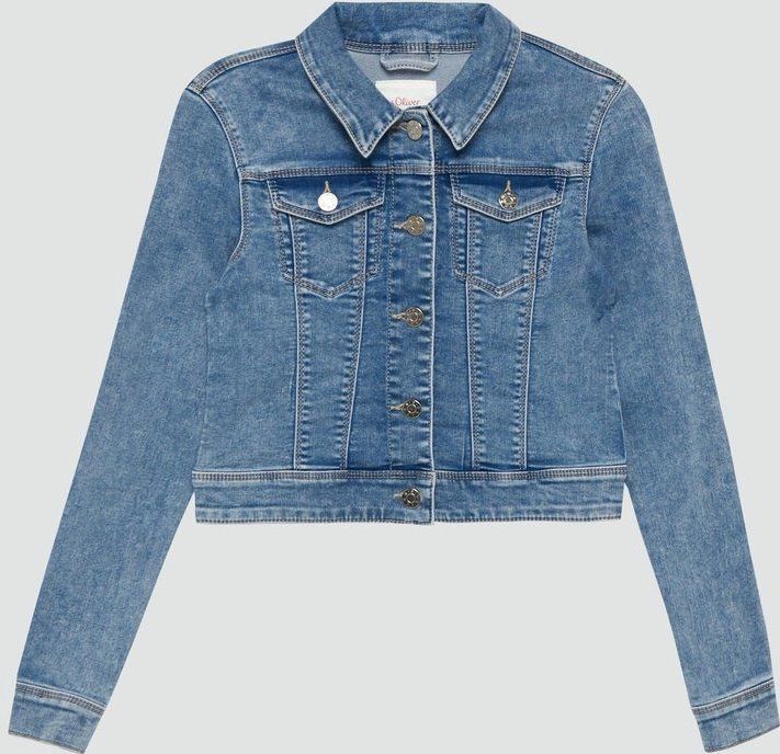 Design - Tussenjas - Effen - Denim - Normale Pasvorm