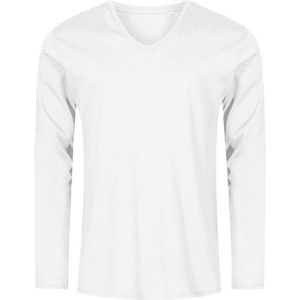 Promodoro Men´s V-Neck T-Shirt Long Sleeve XO1460 - White - XL