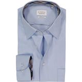 ETERNA - Comfort Fit - Overhemd - Lichtblauw - Strijkvrij - Boordmaat 42