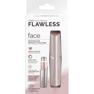 Oplaadbare Facial Fuzz Eliminator - FLAWLESS FINISH - Vlekkeloos gezicht - Zacht en veilig - Blozen