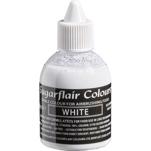 Sugarflair Airbrush Kleurstof - Wit - 60ml - Eetbare Kleurstof