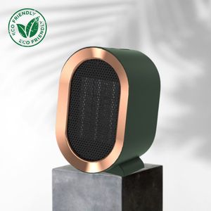 Oneiro's Originele™ elektrische ventilator kachel GROEN 800W/1200W - 10 x 13 x 20 cm - elektrische verwarming - kachel - winter - eco