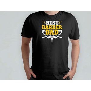 Best Barber Dad - T Shirt - BarberLife - FreshFade - BarberShopVibes - HairArt - BarbierLeven - StrakkeFade - BarbierShopStijl - HaarKunst