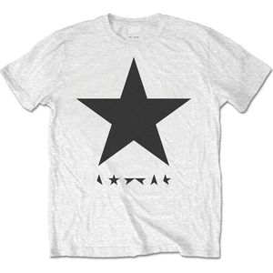 David Bowie - Blackstar Heren T-shirt - S - Wit