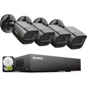 Interne Harde Schijf – HDD – Opslagmedia – Data Drive – 4TB Zwart – Vaste Stroomvoorziening – Compatibel Met Beveiligingscamera’s