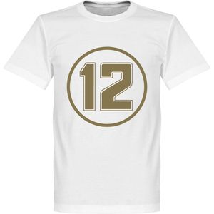 Senna 12 Retro T-Shirt - Wit  - 5XL