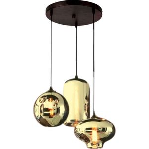 HANGLAMP 3 BOL GOUD KLEUR