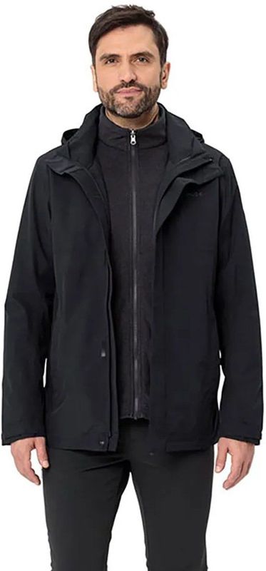 VAUDE - 3-in-1 Herenjas - Groen - Waterdicht - Ademend