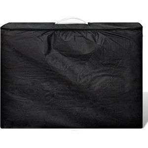 vidaXL inklapbare massagetafel 3 zones hout