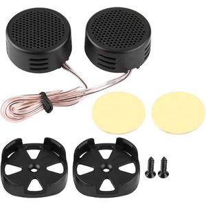 500W Mini Car Speaker Audio Tweeter Dome Tweeters 35mm 98dB Luidspreker - Automobile Speaker Accessoires zwart .