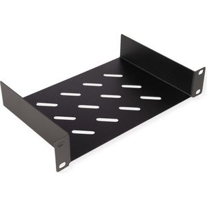 ROLINE - 10 Inch Plank - 1 U - 150mm Diep - Zwart - Geperforeerde Metalen Plaat