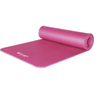 ForzaFit yoga mat met draagriem - Extra dik 12 mm - Roze