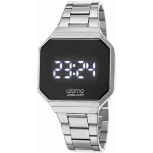 Daniel Klein DK.1.12409-1 - Horloge - Digitaal - Mannen - Heren - stalen band - Zilverkleurig