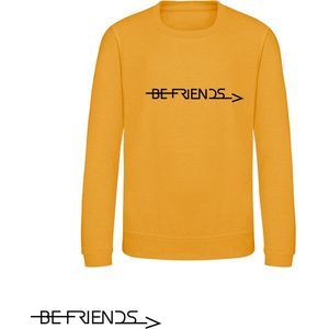 Be Friends Sweater - Be Friends - Heren - Mosterd geel - Maat S