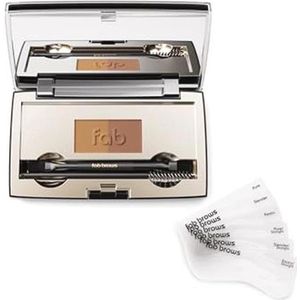 Wenkbrauwduo-set voor Semi-Permanente Wenkbrauwen - Lichtbruin/Medium Bruin