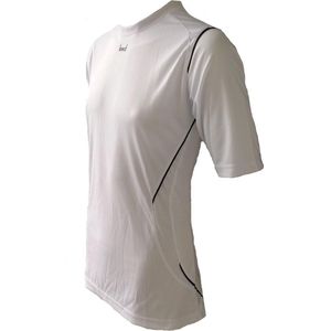 KWD Sportshirt Mundo - Voetbalshirt - Volwassenen - Maat XL - Wit/Zwart