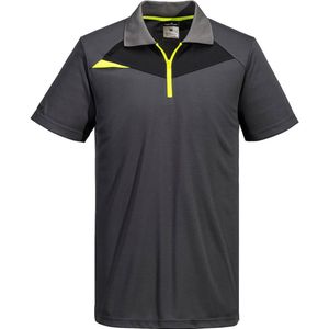 Portwest PW2 Hi Vis polo K/M DX410 - Mol grijs - L