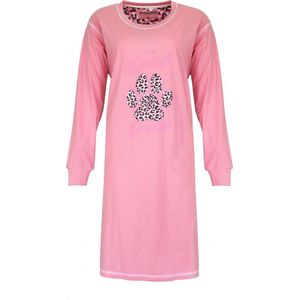 Irresistible Dames Nachthemd - 100% Katoen - Roze - Maat L