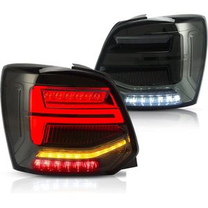 Vland vw polo led achterlichten smoke set met dynamische knipperlichten 2009-2017