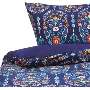 MADRONA - Beddengoed - Blauw - 155 x 220 cm - Katoen