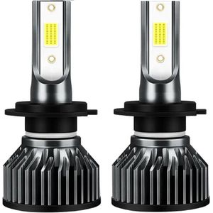 TLVX H7 55Watt Mini LED lampen – Canbus – Koplampen – Motor - Headlights - 4300K - Wit licht – Autoverlichting – 12V – 55w halogeen vervanger - Dimlicht – Grootlicht – 28.000 Lumen (2 stuks)