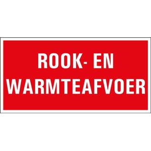 Rook- en warmtafvoer bord 150 x 75 mm