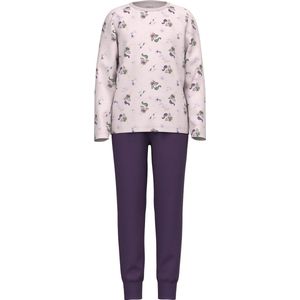 NAME IT NKFNIGHTSET GRAY LILAC FAIRY NOOS Meisjes Pyjama - Maat 110/116