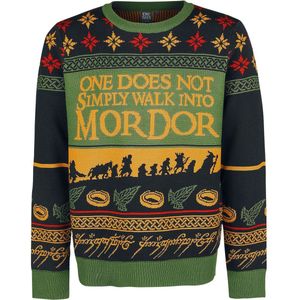 The Lord Of The Rings - Walk Into Mordor - Kersttrui - Meerkleurig