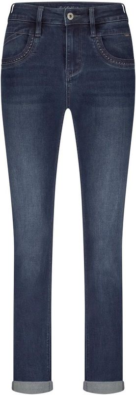 Red Button - Kate - Dames Jeans - Dark Stone Used - Straight Leg