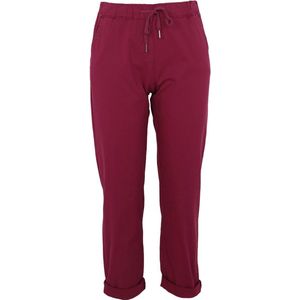 Paprika Effen 7/8-chinobroek met 2 zakken vooraan