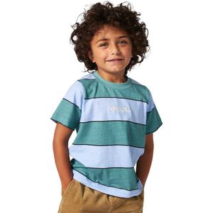 Rip Curl Grom Energy T-shirt Met Korte Mouwen Groen,Blauw 7-8 Years Jongens