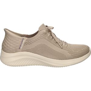 Skechers Hands Free Slip-Ins Ultra Flex 3.0 dames sneaker - Taupe - Maat 39