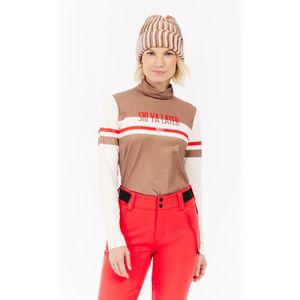 Protest - PRTCreate - Skipully Dames - Teddy Brown - Lange Mouwen - 1/4 Rits