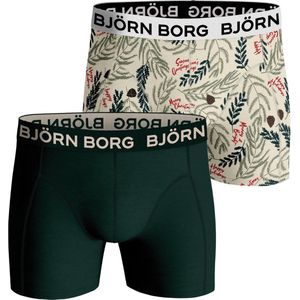 Bjorn Borg 2-pack heren boxershort - Christmas  - S  - Creme