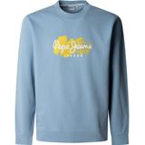 Pepe Jeans - PM582921 Milton - Sweatshirt - Blauw - Casual - Katoen