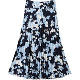 TOM TAILOR - 34757 - Midi Rok - Blauwe Geometrische Print