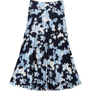 TOM TAILOR - 34757 - Midi Rok - Blauwe Geometrische Print