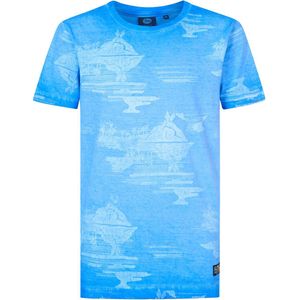Petrol Industries - Jongens All-over Print T-shirt Solace - Blauw - Maat 104
