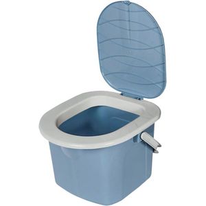 Stellar Camping Toilet | Mobiel campingtoilet | 15,5 liter met max | Draagkracht tot 120 kg | kunststof BPA-vrij PP | Compacte Camping toilet | Chemisch toilet | Draagbaar Toilet |