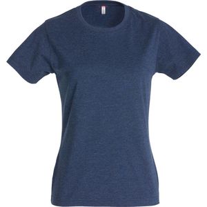 Clique New Classic-T Women 029361 - Blauw Melange - S