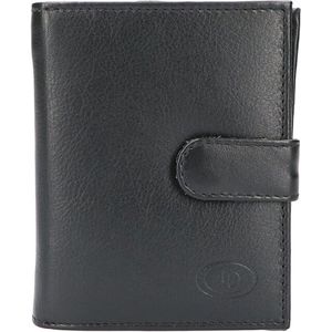 Leather Design Ritsportemonnee RFID Zwart