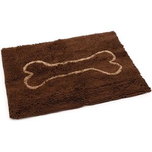 Dirty Dog Droogloopmat - Hond - Bruin - 90x66 cm